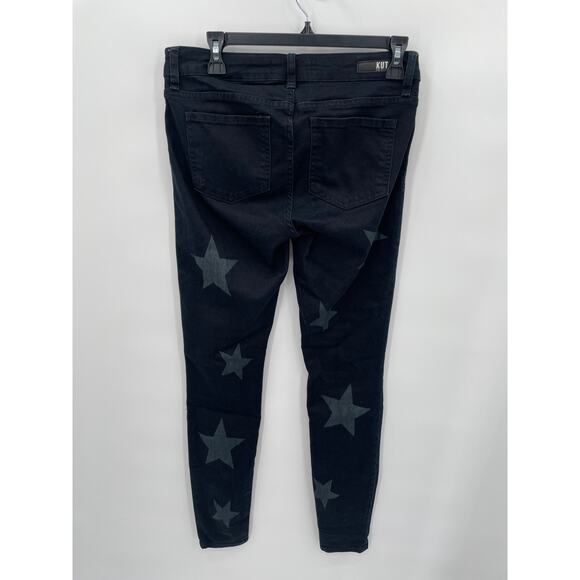 Kut from the Kloth Mia Toothpick Skinny Star Print Jean // 4 - Picture 8 of 10